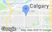 Map of Walden, AB
